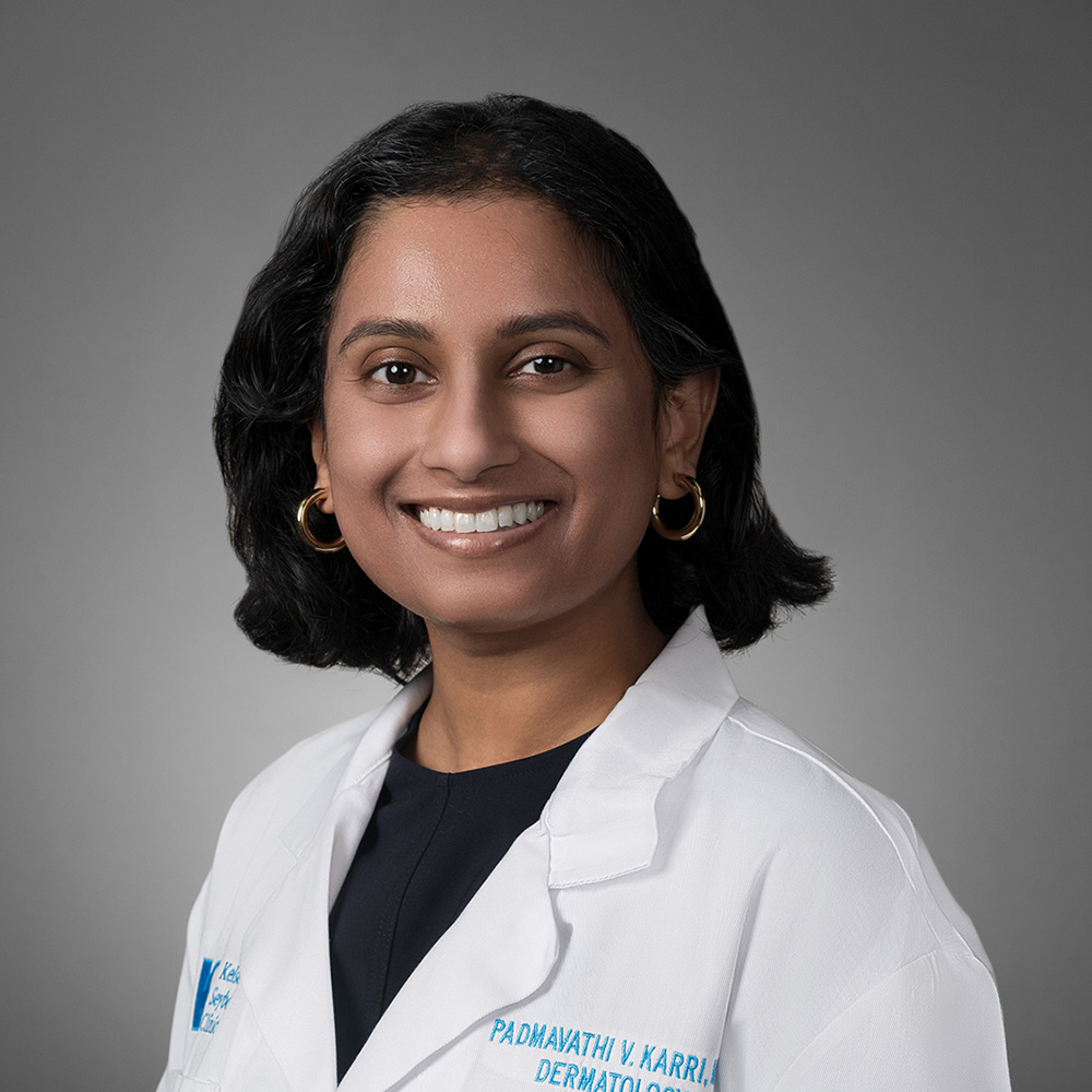 Padmavathi Vystnavi Karri, MD practices Dermatology in Houston
