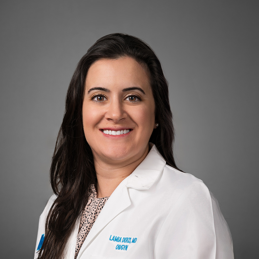 Lamia Derzi, MD practices Obstetrics & Gynecology in Pasadena and Webster