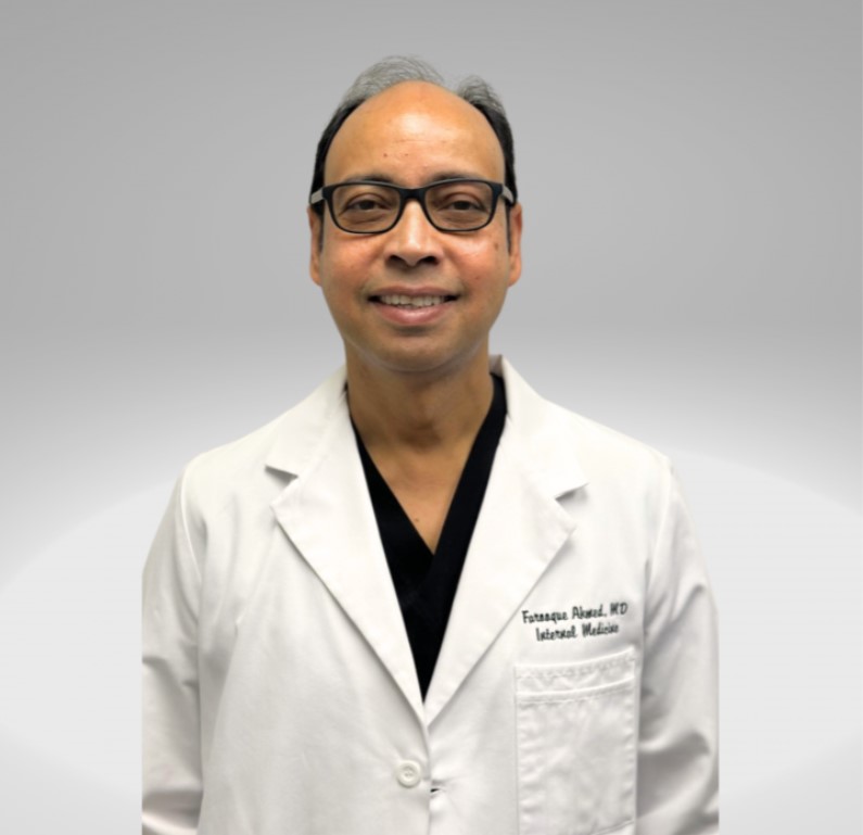 Farooque Ahmed, MD practices Internal Medicine in Anthony and El Paso