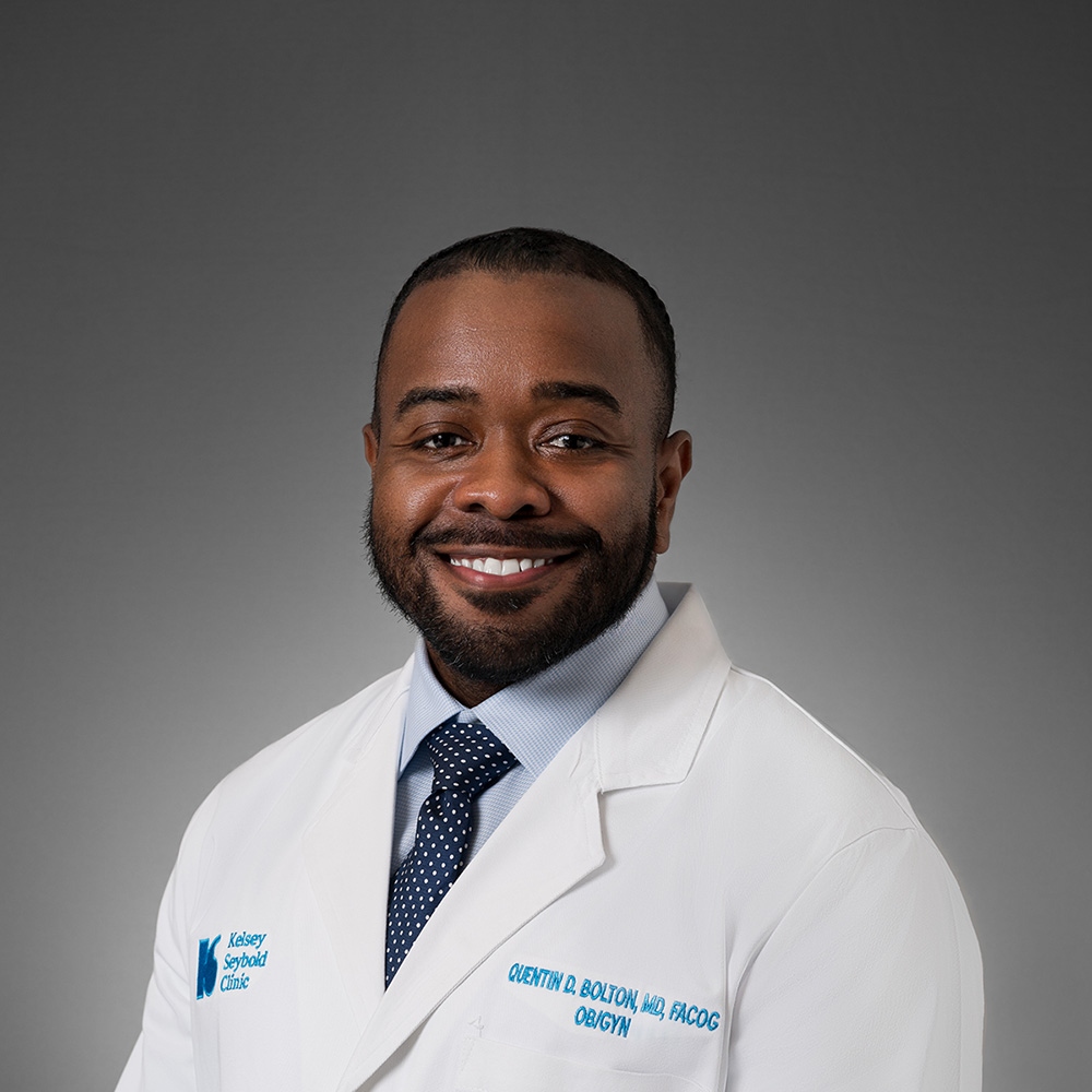 Quentin Bolton, MD practices Obstetrics & Gynecology in Humble and Porter