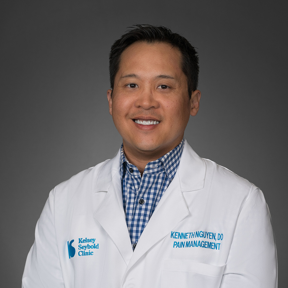 Kenneth Xuan Nguyen, DO practices Pain Medicine and Physical Medicine & Rehabilitation in Houston, Shenandoah, and Spring