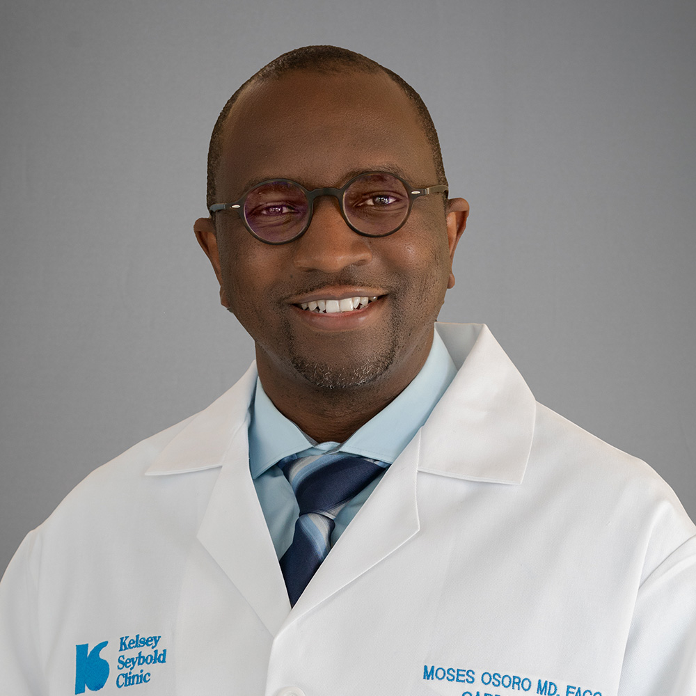 Moses Osoro, MD practices Cardiovascular Disease in Conroe, Porter, and Shenandoah