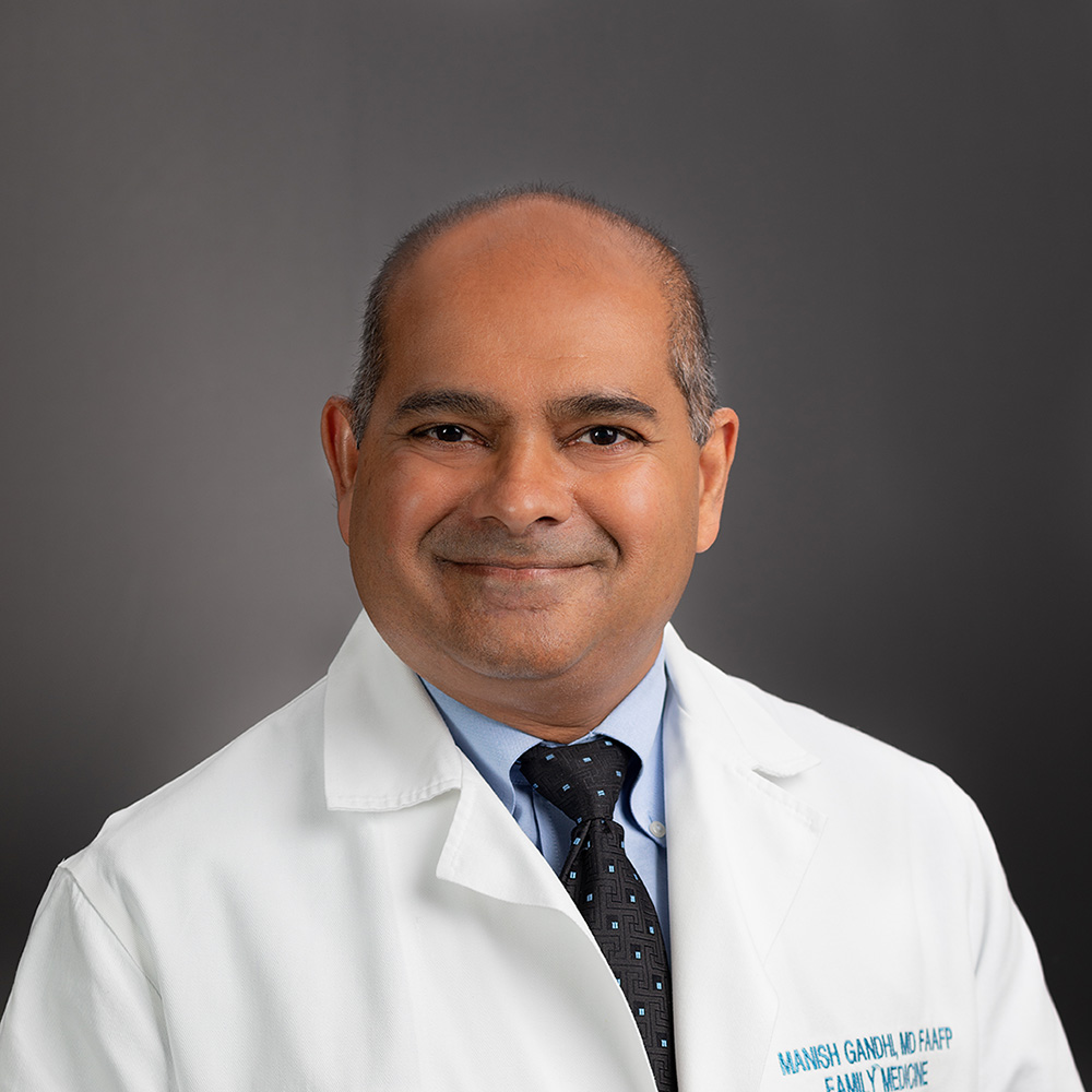 Manish Mukund Gandhi, MD practices Family Medicine in Houston, Sugar Land, and Webster