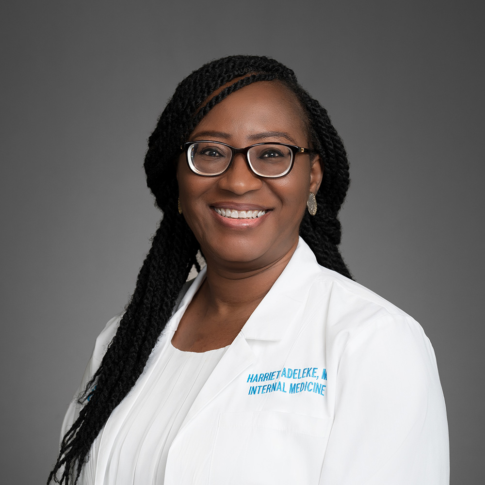 Harriet Ifeakanwan Adeleke, MD practices Internal Medicine in Richmond