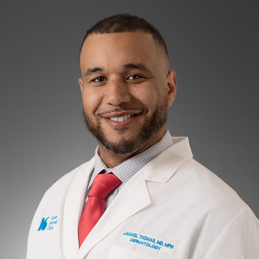 Jamael Alexander Thomas, MD MPH practices Dermatology in Houston