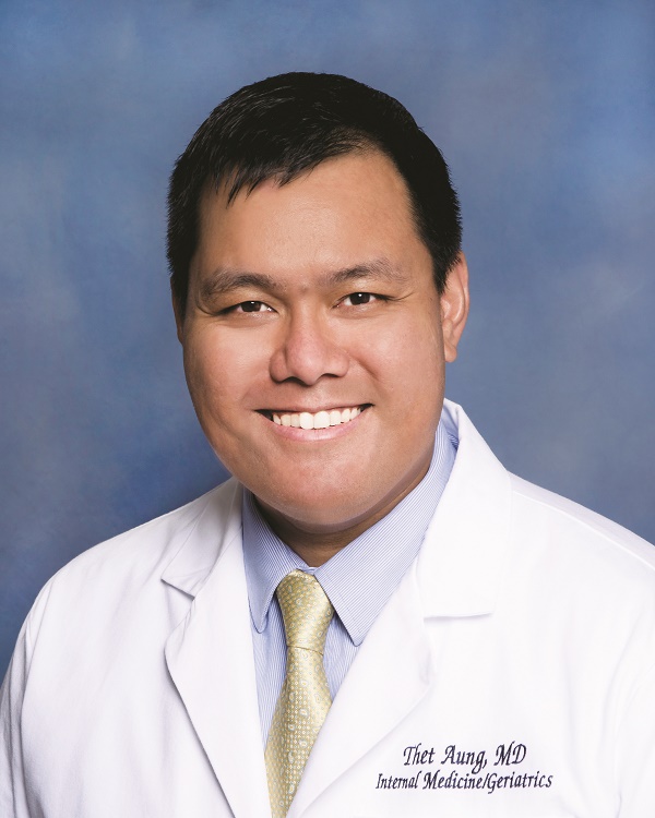 Thet Han Aung, MD practices Internal Medicine and Geriatric Medicine in San Antonio