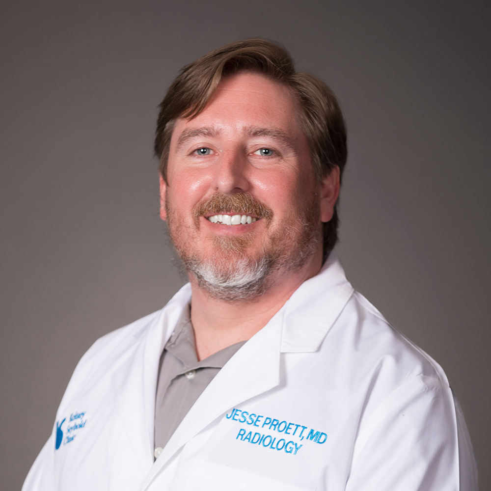 Jesse M. Proett, MD practices Diagnostic Radiology in Houston