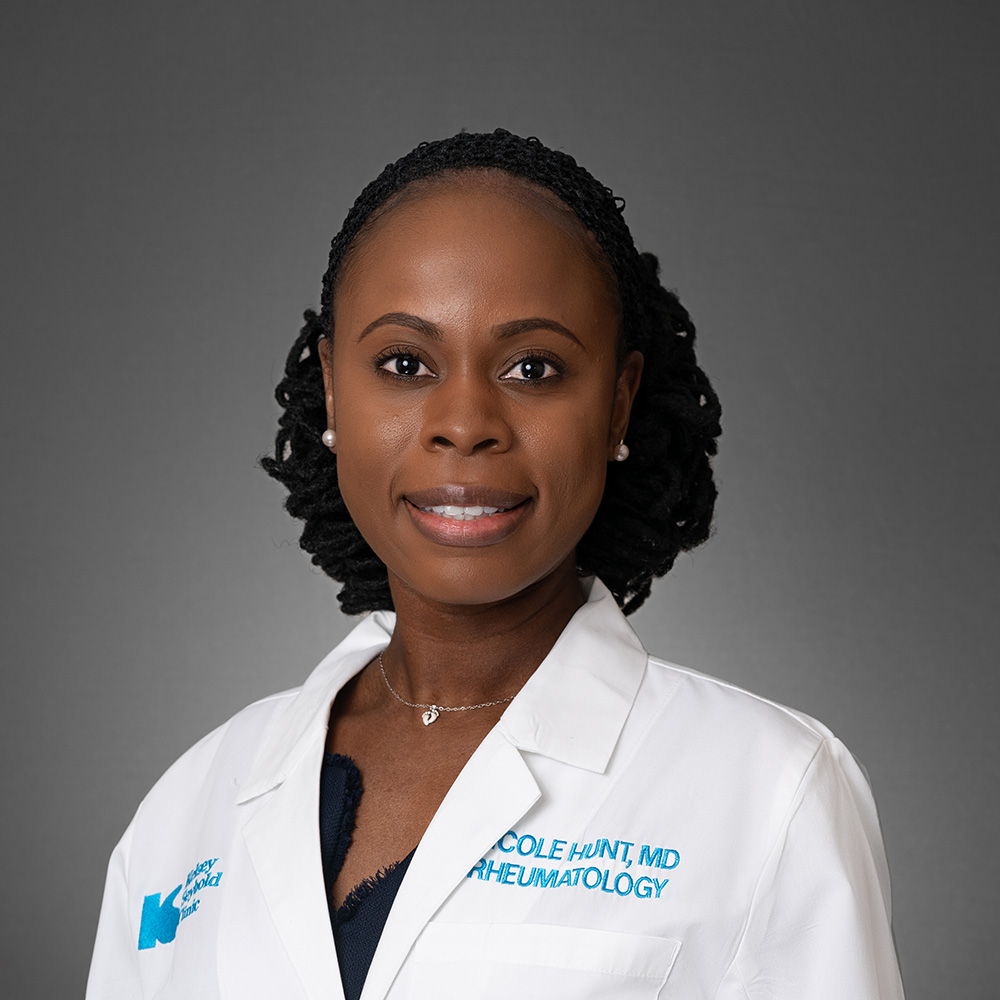 Nicole Ann-Marie Hunt, MD practices Rheumatology in Webster