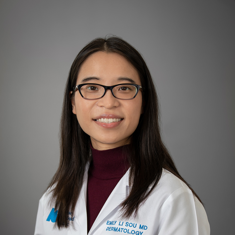 Emily Sou, MD practices Dermatology in Houston and Webster